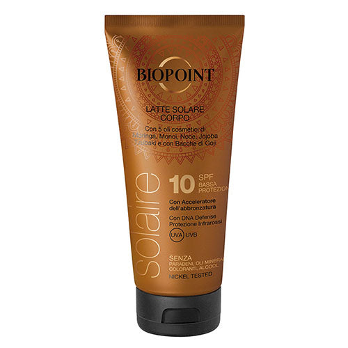 BIOPOINT SOLAIRE LATTE SOLARE CORPO 10 SPF 200 ML - Tre Pi Profumerie