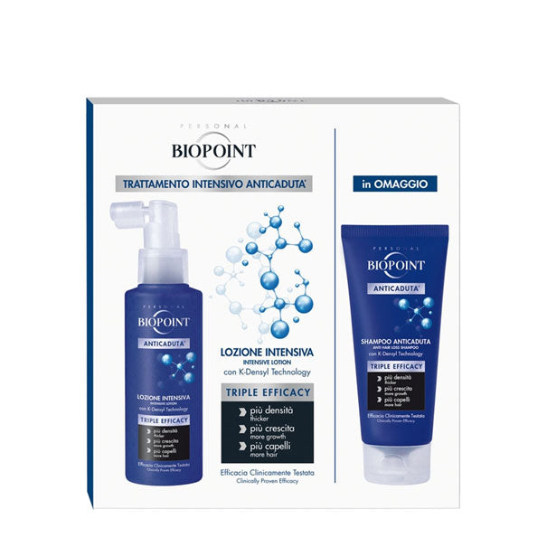 BIOPOINT KIT TRATTAMENTO INTENSIVO ANTICADUTA - Tre Pi Profumerie