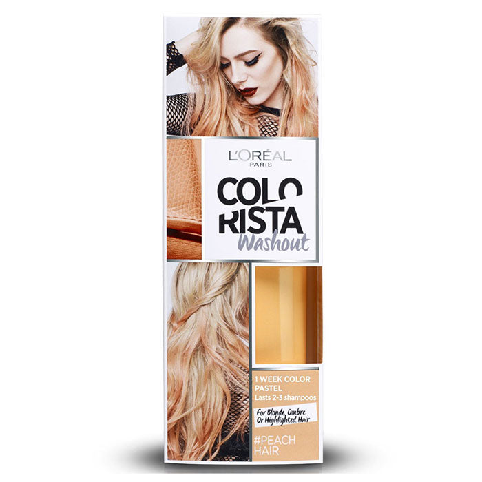 L'OREAL HAIR COLORIST COLORISTA WASHOUT 1 PEACH HAIR 80 ML - Tre Pi Profumerie