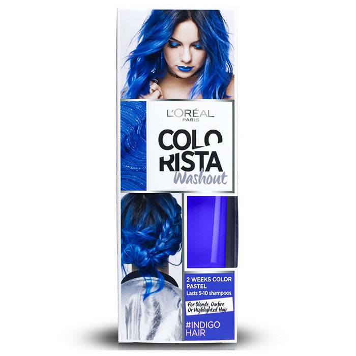 L'OREAL HAIR COLORIST COLORISTA WASHOUT 7 INDIGO HAIR 80 ML - Tre Pi Profumerie