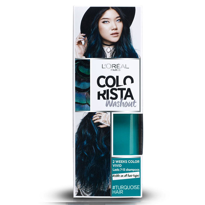 L'OREAL HAIR COLORIST COLORISTA WASHOUT 10 TURQUOISE HAIR 80 ML - Tre Pi Profumerie