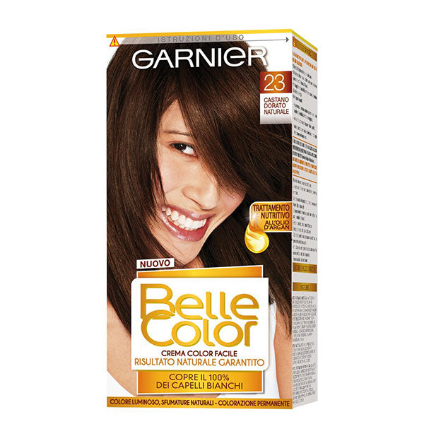 GARNIER BELLE COLOR CASTANO CHIARO DORATO NATURALE 23 - Tre Pi Profumerie
