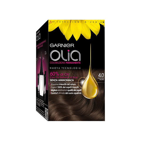 GARNIER OLIA CASTANO SCURO 4,0 - Tre Pi Profumerie