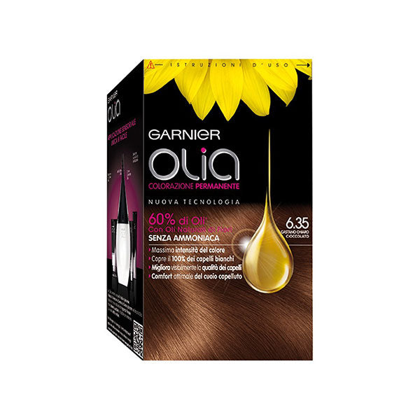 GARNIER OLIA CASTANO CHIARO CIOCCOLATO 6,35 - Tre Pi Profumerie