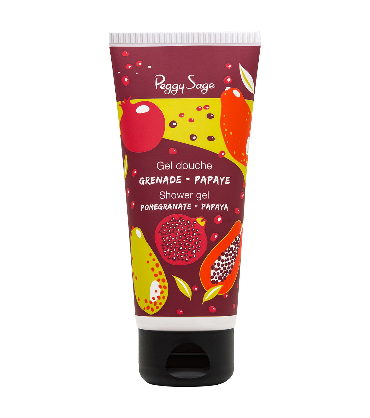 PEGGY SAGE GEL DOCCIA MELOGRANO / PAPAIA 100ML - Tre Pi Profumerie