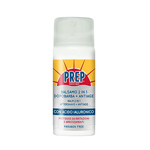 PREP BALSAMO 2IN1 DOPOBARBA + ANTIAGE CON ACIDO IALURONICO 80ML - Tre Pi Profumerie