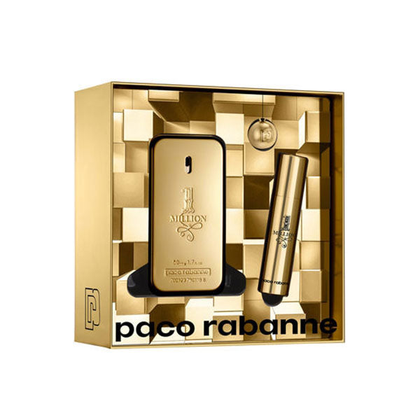 PACO RABANNE ONE MILLION COFANETTO EDT 50 + TRAVEL 10 ML - Tre Pi Profumerie