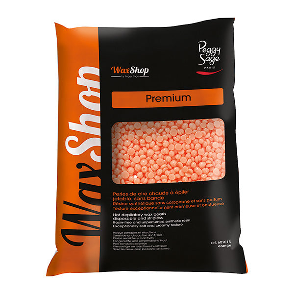 PEGGY SAGE PERLE DI CERA DEPILATORIA A CALDO 800G ORANGE - Tre Pi Profumerie