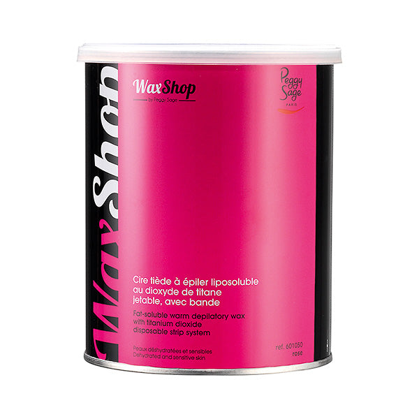 PEGGY SAGE CERA DEPILATORIA LIPOSOLUBILE TIEPIDA 800ML ROSE - Tre Pi Profumerie