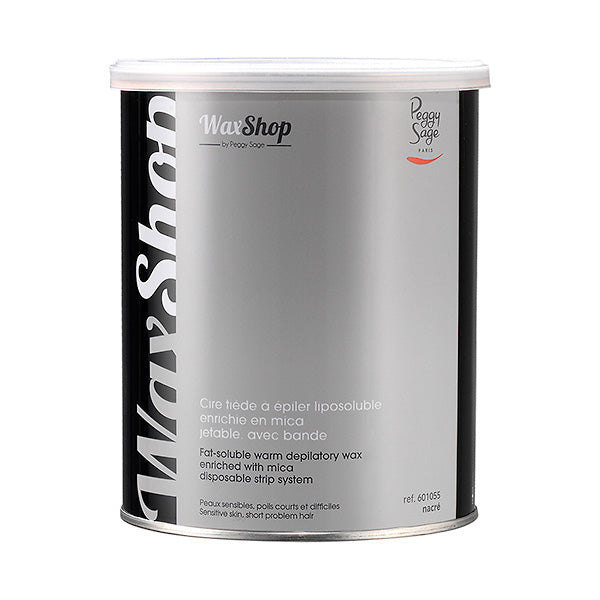 PEGGY SAGE CERA DEPILATORIA LIPOSOLUBILE TIEPIDA 800ML NACRE - Tre Pi Profumerie