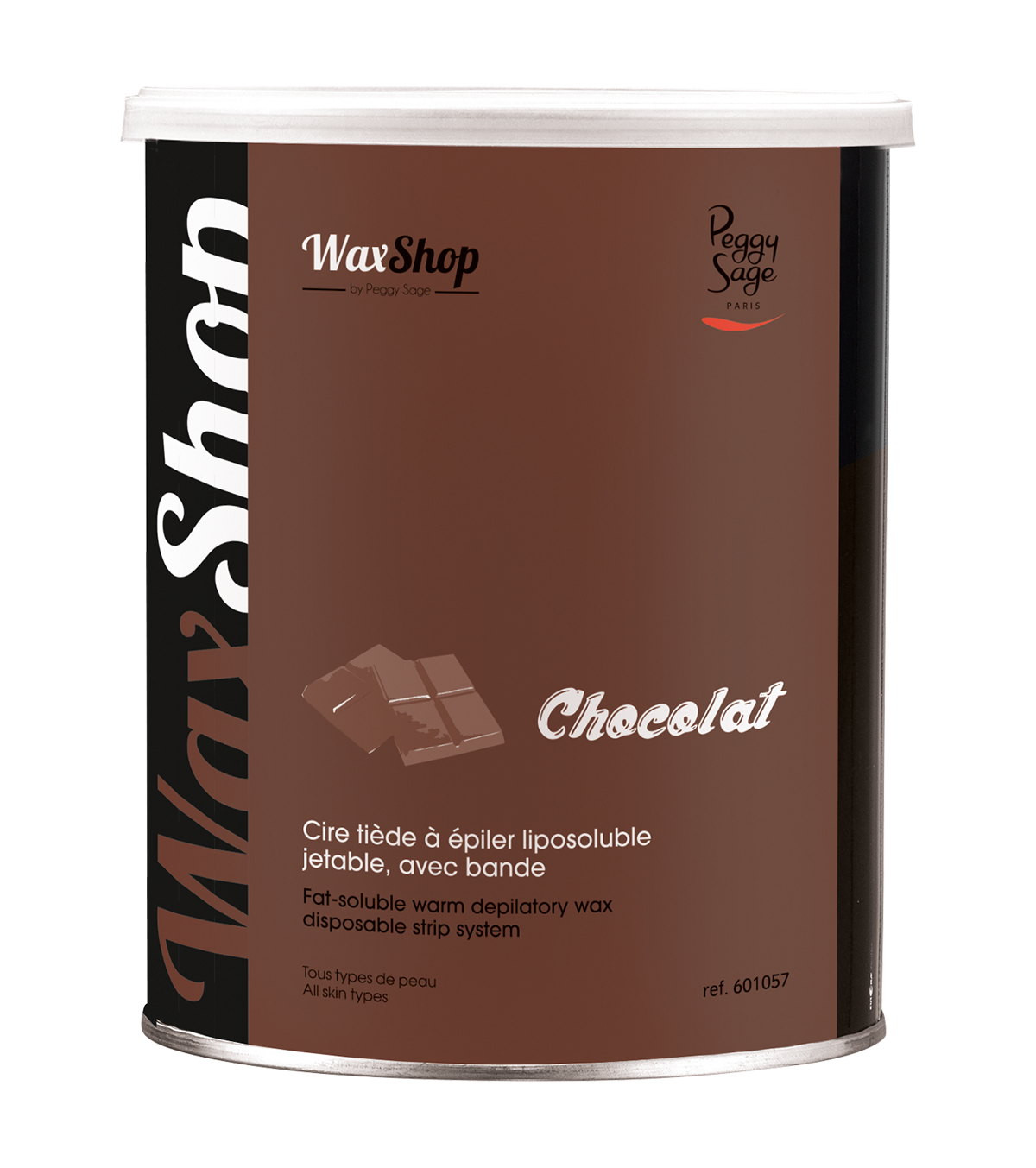 PEGGY SAGE CERA DEPILATORIA LIPOSOLUBILE TIEPIDA 800ML CIOCCOLA - Tre Pi Profumerie