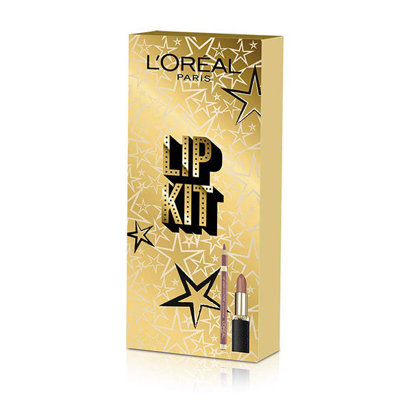 L'OREAL LIP KIT LIPSTICK COLOR RICHE 636 + MATITA LABBRA 302 - Tre Pi Profumerie