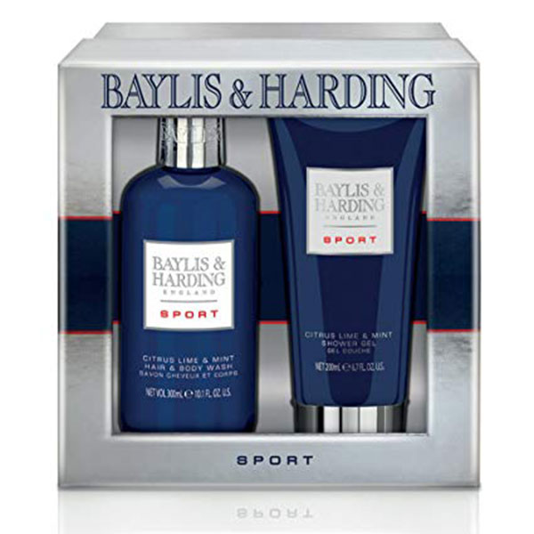 BAYLIS&HARDING SPORT COFANETTO HAIR&BODY WASH 300 + SHOWER 200 - Tre Pi Profumerie