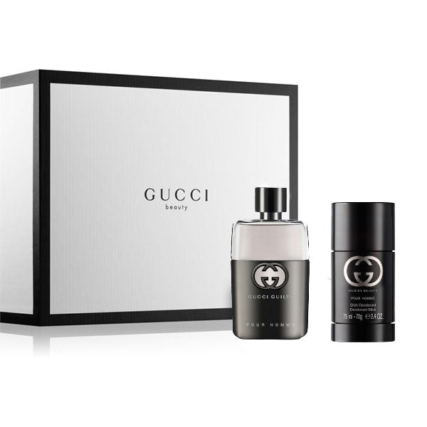 GUCCI GUILTY POUR HOMME COFANETTO EDT 50 ML + DEO STICK 75 ML - Tre Pi Profumerie