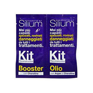 SILIUM KERATIN KIT TRATTAMENTO CHERATINA & ARGAN 2 X 12 ML - Tre Pi Profumerie