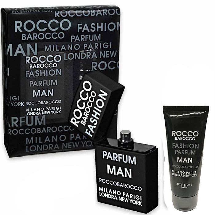 ROCCOBAROCCO FASHION PARFUM MAN COFANETTO EDT 75 ML + ASB 100 ML - Tre Pi Profumerie