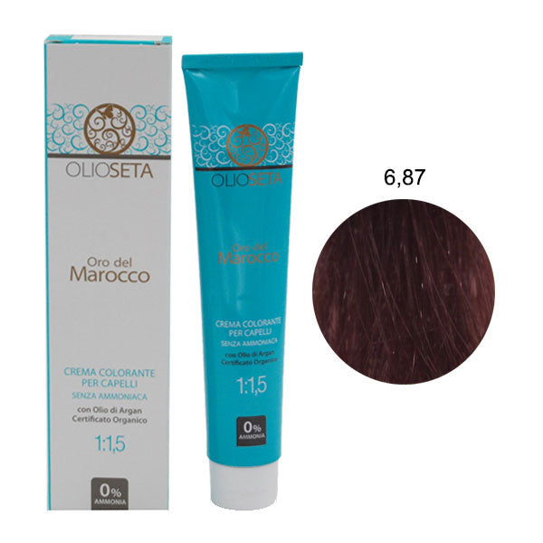 OLIOSETA ORO DEL MAROCCO TINTURA BIONDO SCURO MOKA 6.87 - Tre Pi Profumerie