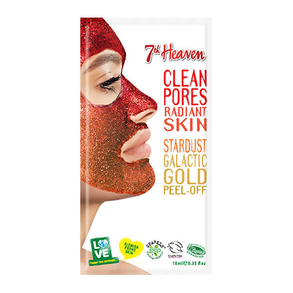 7 HEAVEN CLEAN PORES TOFIGHT SPOTS STARDUST GALACTIC GOLD PEEL - Tre Pi Profumerie