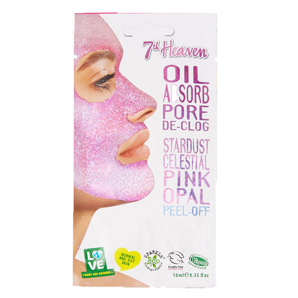 7 HEAVEN OIL ABSORB PORE DE CLOG STARDUST CELESTIAL PINK OPAL - Tre Pi Profumerie