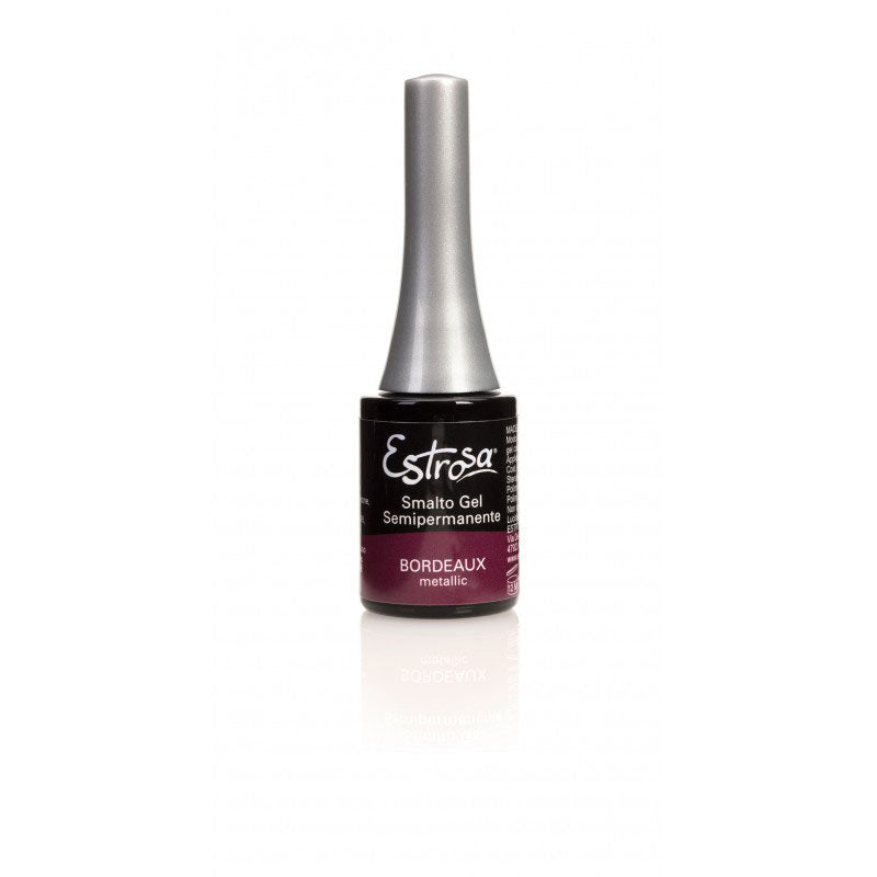 ESTROSA SMALTO GEL SEMIPERMANENTE BORDEAUX METALLIC 7101 14 ML - Tre Pi Profumerie