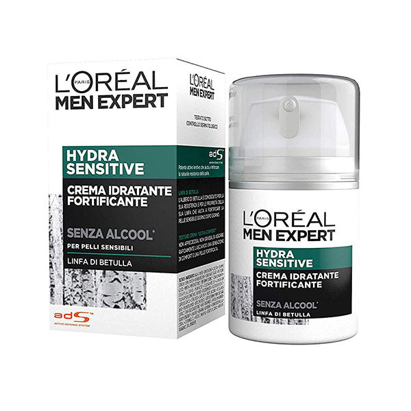 L'OREAL MEN EXPERT HYDRA SENSITIVE CREMA 50 ML - Tre Pi Profumerie