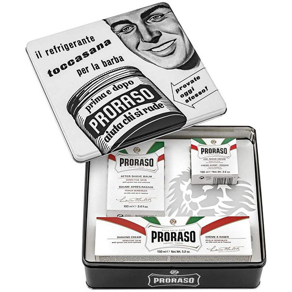 PRORASO KIT VINTAGE IL REFRIGERANTE TOCCASANA PER LA BARBA - Tre Pi Profumerie