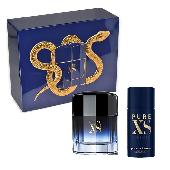 PACO RABANNE PURE XS COFANETTO EDT 100 ML + DEODORANTE 150 ML - Tre Pi Profumerie