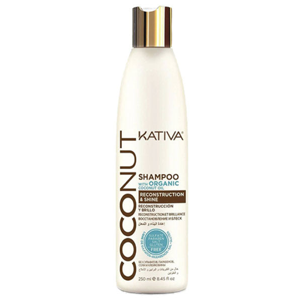 KATIVA COCONUT SHAMPOO RECONSTRUCTION&SHINE 250 ML - Tre Pi Profumerie