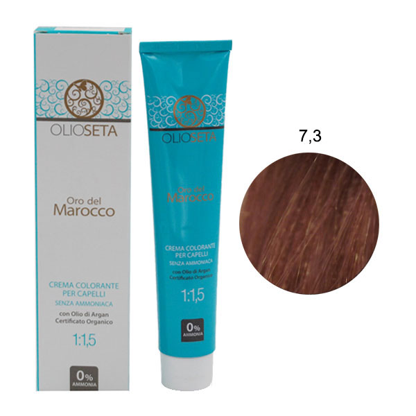 OLIOSETA ORO DEL MAROCCO TINTURA BIONDO DORATO 7.3 - Tre Pi Profumerie