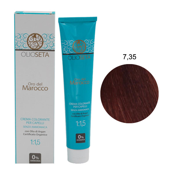 OLIOSETA ORO DEL MAROCCO TINTURA BIONDO TABACCO 7.35 - Tre Pi Profumerie