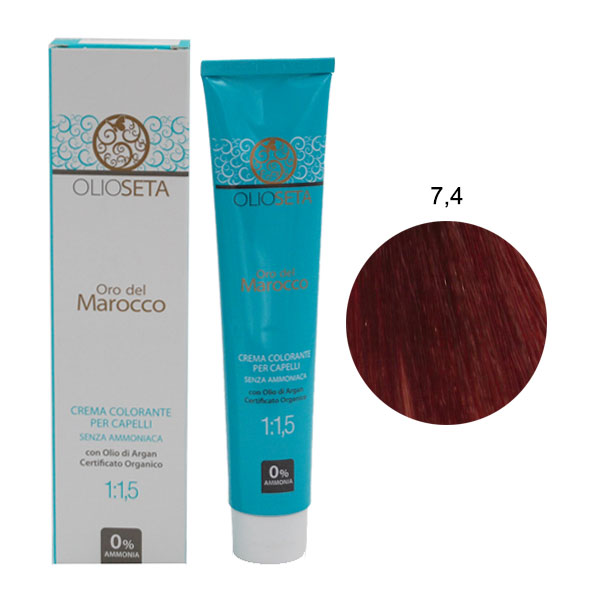 OLIOSETA ORO DEL MAROCCO TINTURA BIONDO RAME 7.4 - Tre Pi Profumerie