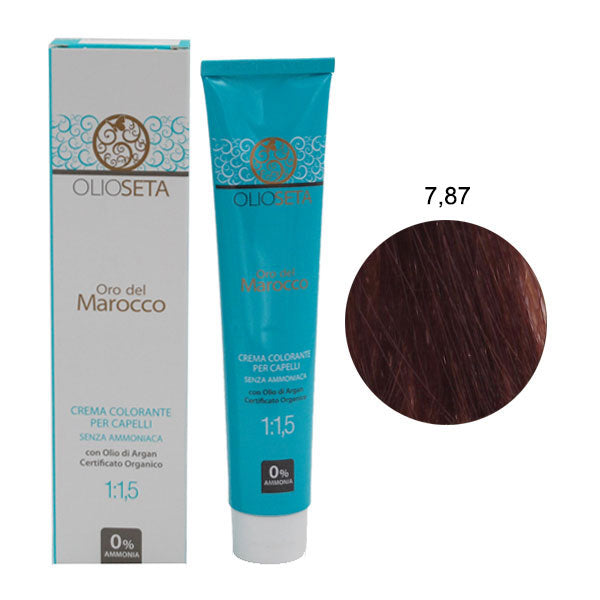 OLIOSETA ORO DEL MAROCCO TINTURA BIONDO MOKA 7.87 - Tre Pi Profumerie