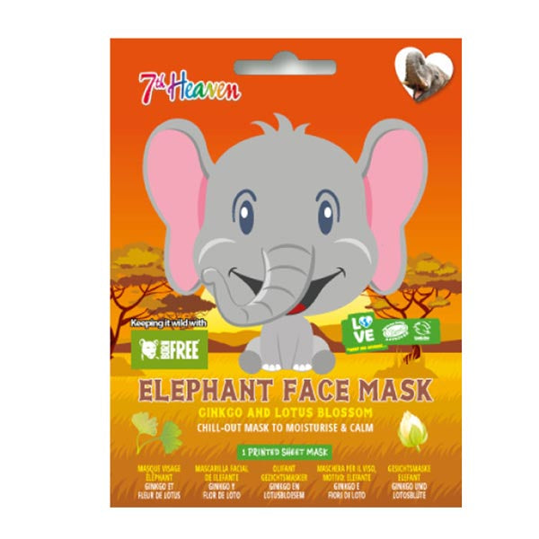 7TH HEAVEN MASCHERA VISO ELEFANTE GIKINGO E FIORI DI LOTO - Tre Pi Profumerie