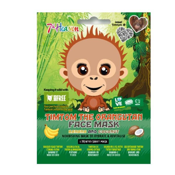 7TH HEAVEN MASCHERA VISO ORANGOTANGO BANANA E COCCO - Tre Pi Profumerie