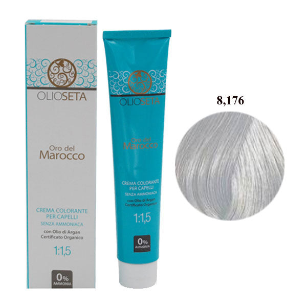 OLIOSETA ORO DEL MAROCCO TINTURA BIONDO CHIARO CEN PERLA 8.176 - Tre Pi Profumerie