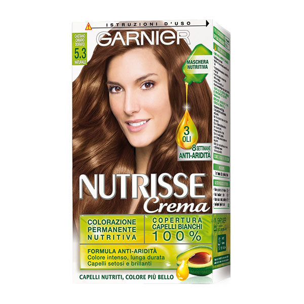 GARNIER NUTRISSE CHIARO DORATO NOCCIOLA 5,3 - Tre Pi Profumerie