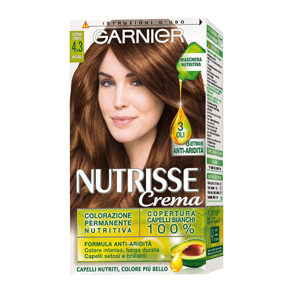 GARNIER NUTRISSE CASTANO DORATO CAPPUCCINO 4,3 - Tre Pi Profumerie