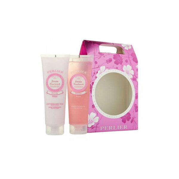 PERLIER COFANETTO FRESIA DOCCIA 250 + IDRATANTE 250 ML 2020 - Tre Pi Profumerie