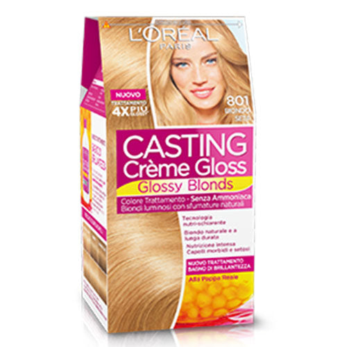 L'OREAL CASTING CREME GLOSS BIONDO SETA 801*** - Tre Pi Profumerie