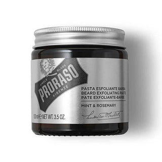 PRORASO PASTA ESFOLIANTE BARBA MINT & ROSEMARY 100 ML - Tre Pi Profumerie