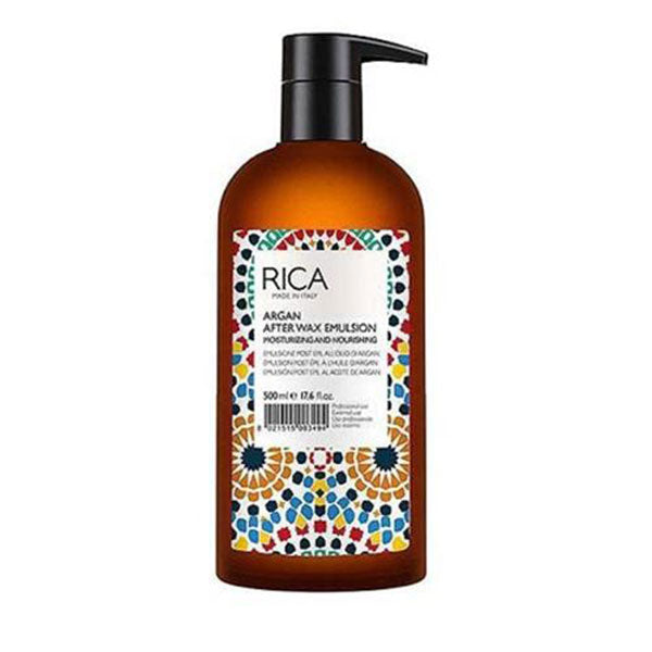 RICA EMULSIONE POST EPILAZIONE ARGAN OIL 500 ML - Tre Pi Profumerie
