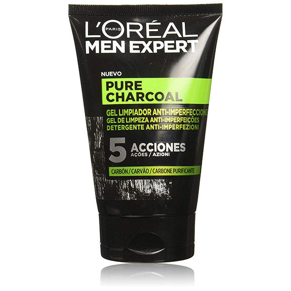 L'OREAL MEN EXPERT PURECHARCOAL GEL ANTI IMPERFEZIONI 100 ML - Tre Pi Profumerie