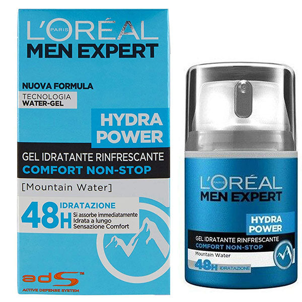 L'OREAL MEN EXPERT GEL IDRATANTE HYDRA POWER 50 ML - Tre Pi Profumerie
