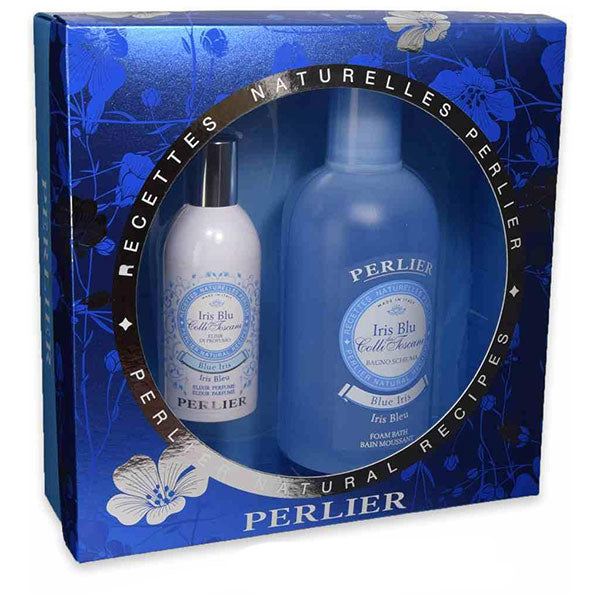 PERLIER COFANETTO IRIS BLU PROFUMO 100 + BAGNO SCHIUMA 500 2020 - Tre Pi Profumerie