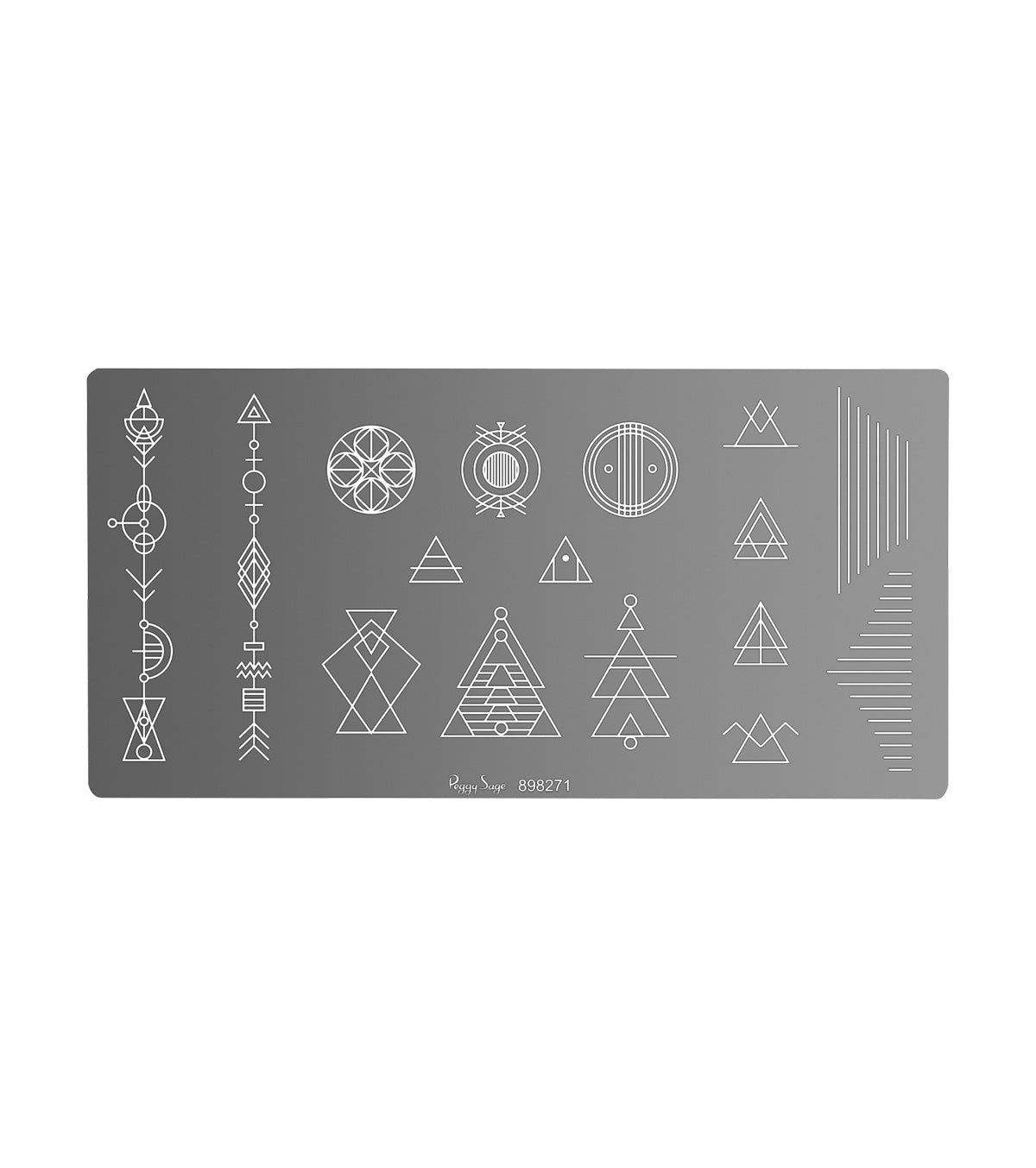 PEGGY SAGE TAVOLA DI STAMPING NAIL ART MINIMAL - Tre Pi Profumerie