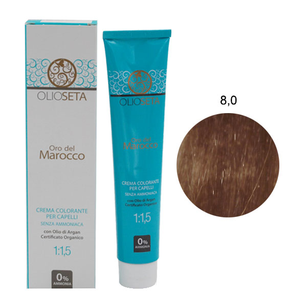 OLIOSETA ORO DEL MAROCCO TINTURA BIONDO CHIARO 8.0 - Tre Pi Profumerie