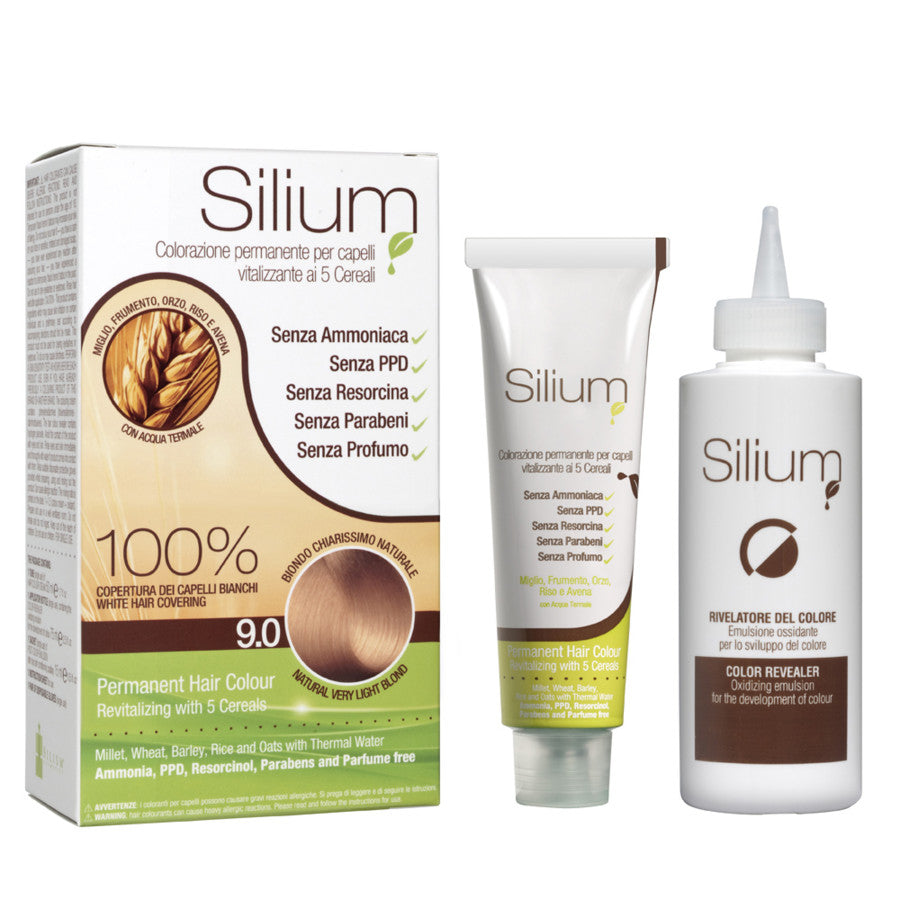 SILIUM COLORAZIONE CREMA BIONDO CHIARISSIMO NATURALE 9.0 - Tre Pi Profumerie