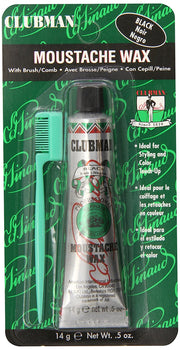 CLUBMAN CERA BAFFI MOUSTACE WAX BLACK - Tre Pi Profumerie