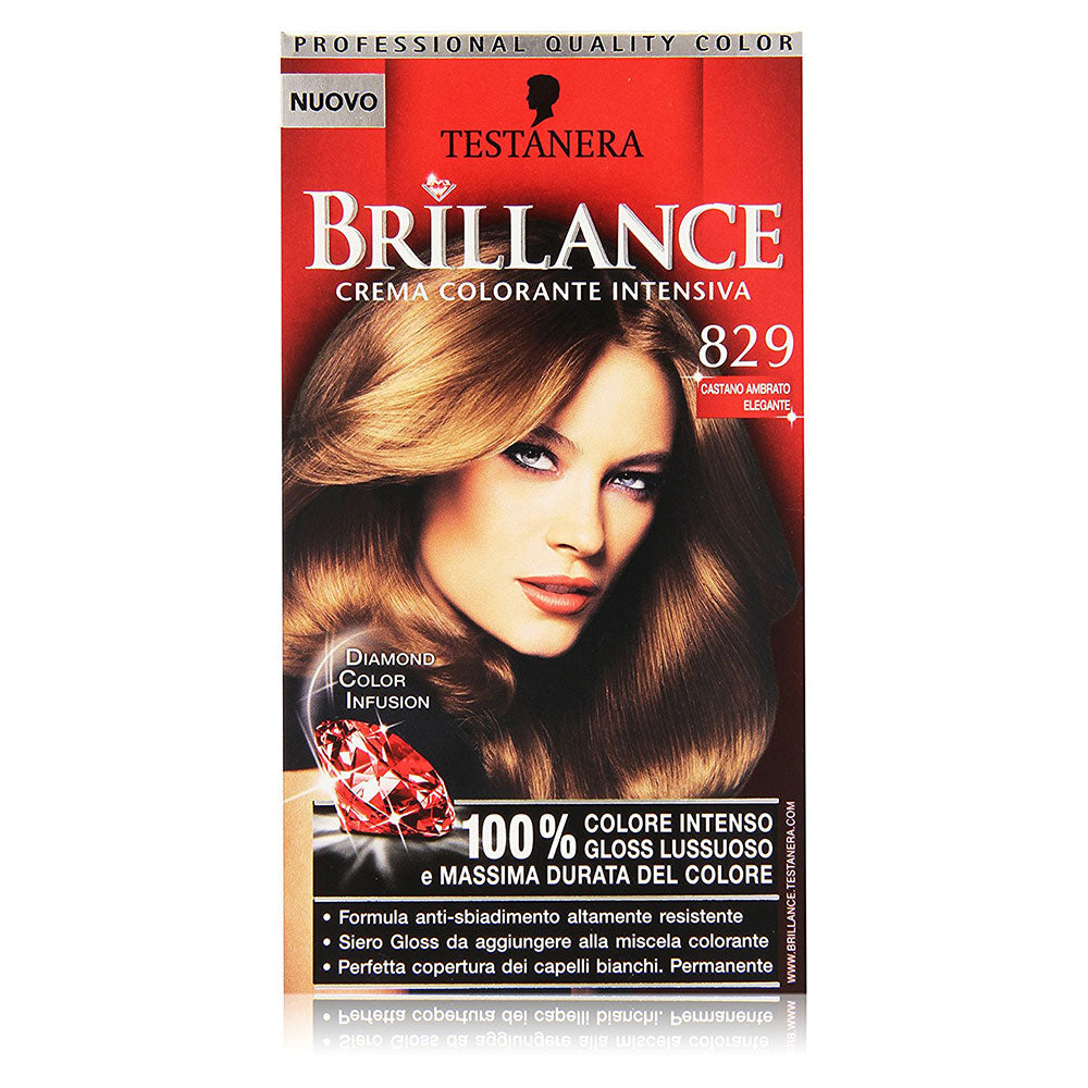 TESTANERA BRILLANCE CASTANO AMBRATO ELEGANTE 829 - Tre Pi Profumerie
