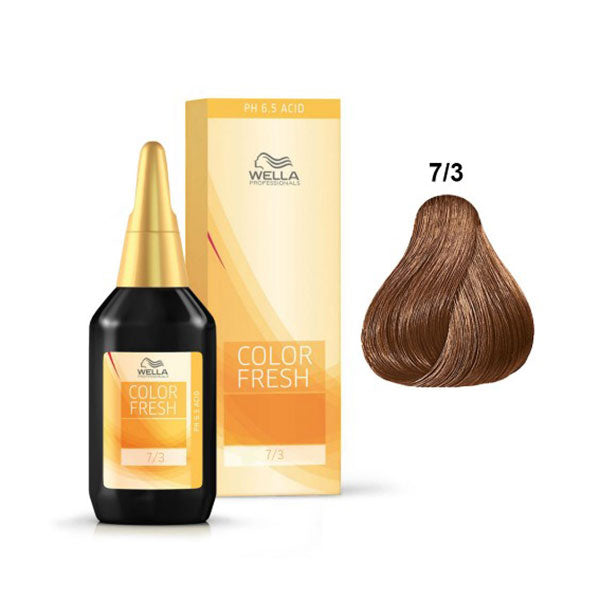 WELLA COLOR FRESH BIONDO MEDIO DORATO 7/3 - Tre Pi Profumerie
